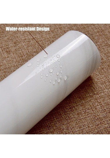 Opulentliving Dayanıklı Pvc Mermer Desenli Kendinden Yapışkanlı Duvar Kağıdı - Ev Dekorasyonu İçin