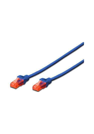 Assmann Digitus DK-1617-050/B 5 Mt CAT6 AWG26/7 U/Utp LSZH Mavi Patch Cord Kablo