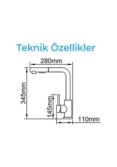 Crauf Attivo 4070 Altın Spiralli Mutfak Eviye Bataryası Altın