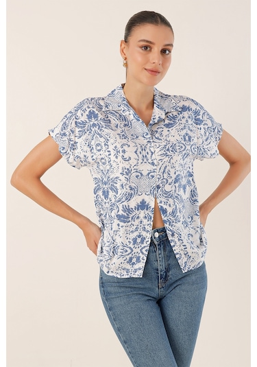 Bigdart 3711 Yarım Kol Gömlek - D.mavi 001