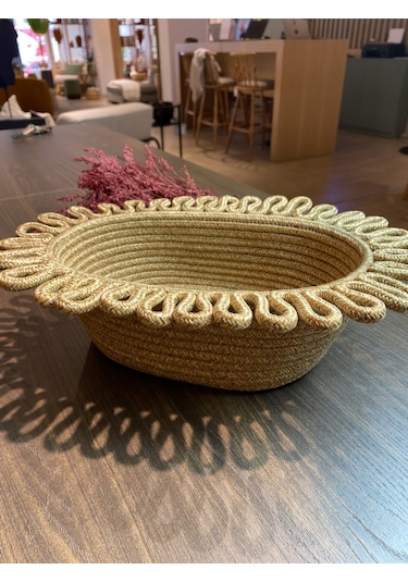 Galaxy Doğal, Jüt, Desenli, Sepet, Dolap Içi, Çocuk Odası, Düzenleyici, Saklama Sepeti Hasır