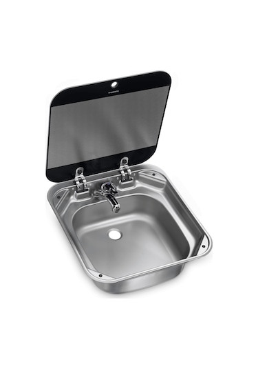 Dometic Sng 4244 Cam Kapaklı Kare Karavan Lavabo-Evye