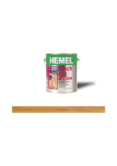 Hemel Teak Deck Bahçe Mobilya Bakım Seti 3 Parça