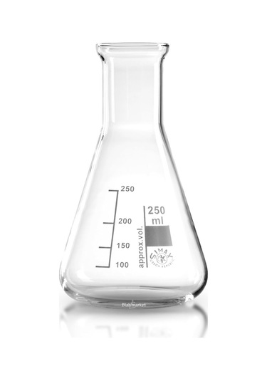 Simax Cam Erlen 250 ML Erlenmeyer Flask Dar Boyunlu
