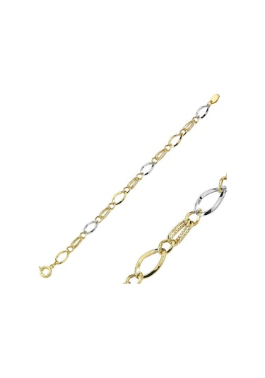 Sembolgold Altın Hallow Bileklik Blk-0555 Sarı Altın