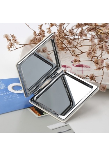 Ctbx Çift Taraflı  Katlanır Makyaj Aynası Küçük