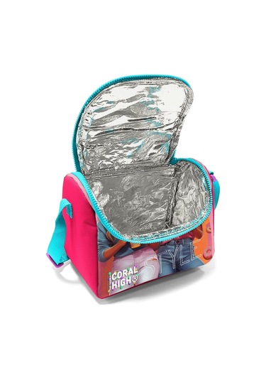 Coral High Kız Çocuk Termoslu Beslenme Çantası - Pembe Kırmızı Fashion Girl, Kız Çocuk Çok Renkli