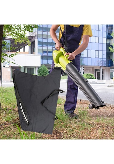 Homyl Çim Için Yedek Zip Blower Çanta Fermuarlı Alt Siyah