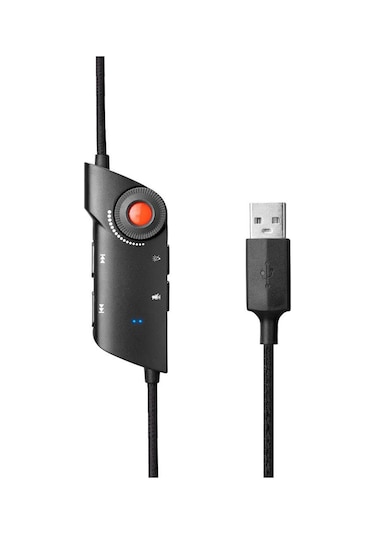 Rampage Rm-k57 Rowl Kırmızı Led Usb 7.1 Surround Mikrofonlu Oyuncu Kulaklığı Rampage
