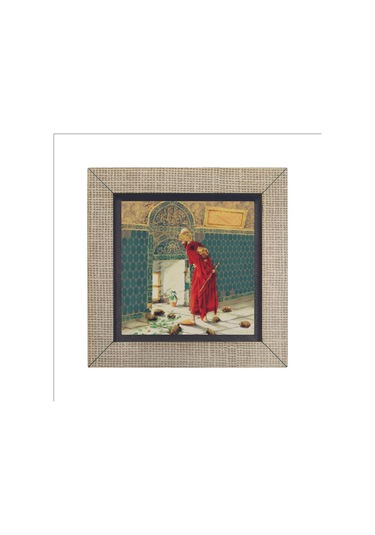 Kaplumbağa Terbiyecisi Replika Baskılı Mdf Magnet 7x7 308