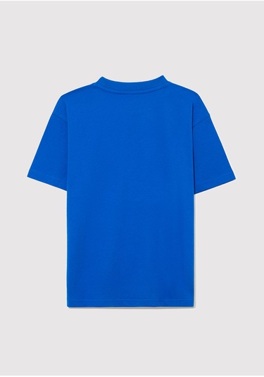 Mavi - Mavi Jeans Baskılı Mavi Tişört 6610281-82491 Mavi