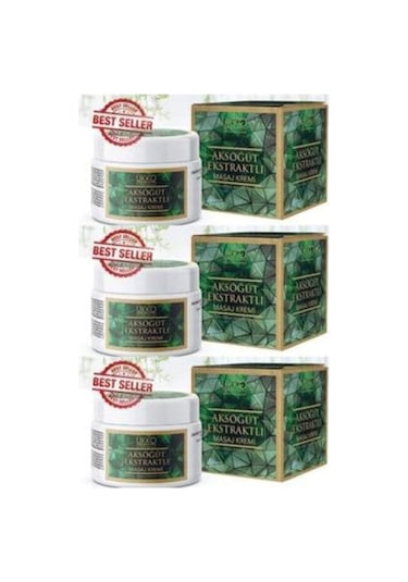 Ukko Aksöğüt Masaj Kremi 3 x 100 ML