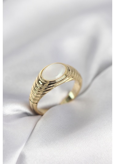Gold Renk Vintage Model Kadın Yüzük Diğer