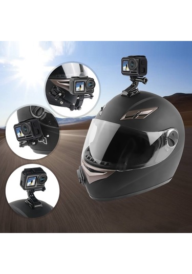 2 Set Bisiklet Kask Yapıştırıcı Çok Eklemli Kol Gopro Hero11 Siyah / Hero10 Siyah / Gopro Hero9 Siyah / Hero8 Siyah / Hero7 / 6/5 / 5 Oturum / 4 Oturum / 4 /3 /3 /2 / 1, Djı Osmo Action Ve Diğer Aksiyon Kameraları Stil 3 Diğer