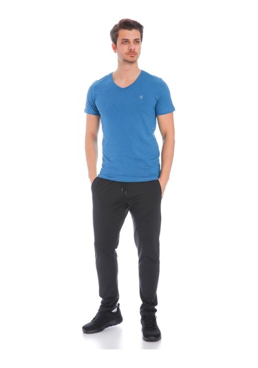 Sportive Flavebasic Erkek Mavi Günlük Stil T-shirt 710387-ptr Siyah Sportive Flavebasic Erkek Mavi Günlük Stil T-shirt 710387-ptr Siyah