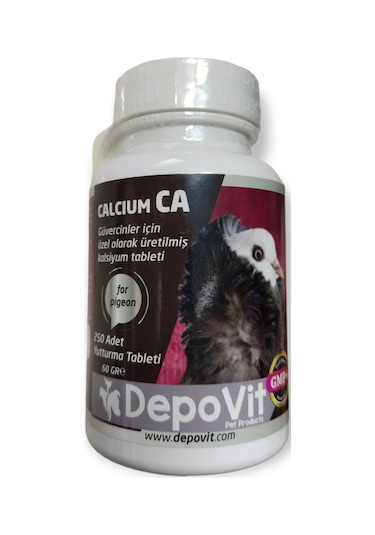 Depovit Calcium Ca (Güvercin Kalsiyum Takviyesi ) 250 Tablet