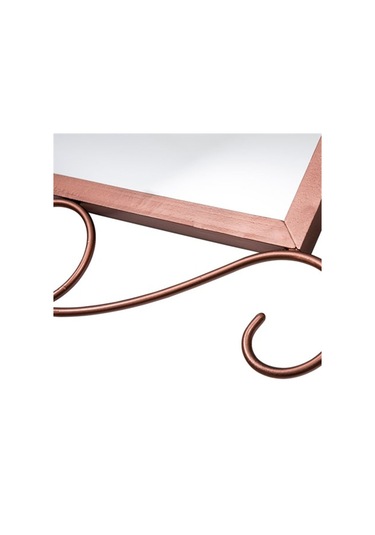 Vitale Ferforje Duvar Aynası Rose 60 Cm Ak.Fe0003 Pembe