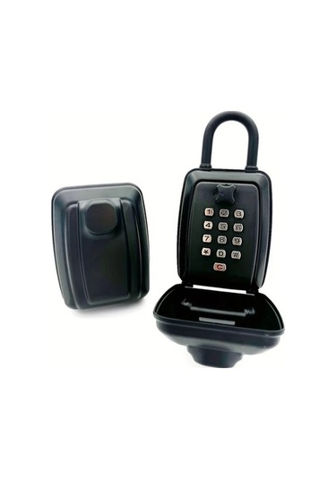 Fastbuy Challenger Anahtarsız Şifreli Kilit Kutusu, Toz Geçirmez Yağmura Dayanıklı, Gri Duvar Dekorasyonu, Modern Güvenlik Gri