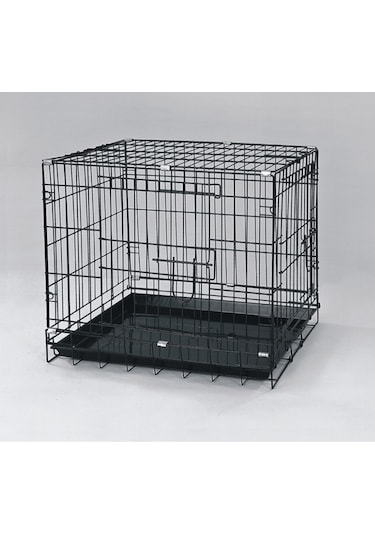 Dayang Köpek Kafesi Siyah 61x44x50