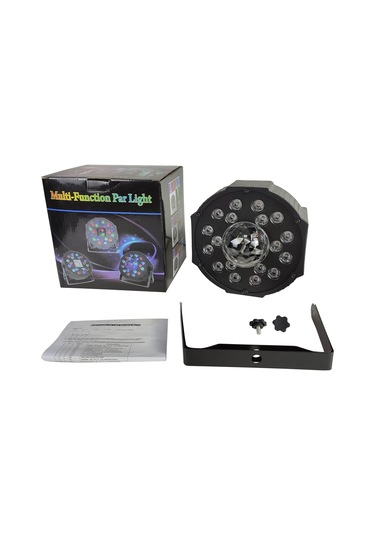 Yunboo Rgb Led Sahne Işığı 21led 12w 7 Kanal Dmx512/ses/otomatik Kontrol, Parti/bar/dj Gösterileri İçin Magik Top+par Işık Kombinasyonu Eu Plug