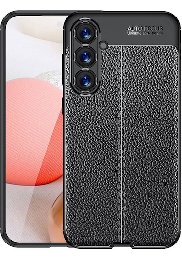 Apsuwa Samsung Galaxy Uyumlu S23 Fe Kılıf Niss Deri Desen Silikon