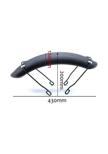 Hallow-motosiklet Çamurluk Demir Ön Tekerlek Çamur Flaps Splash K21902