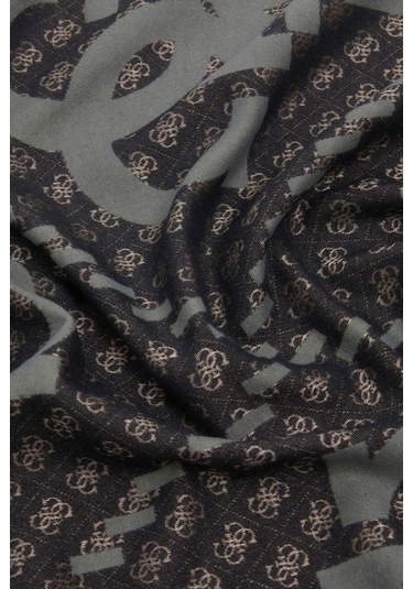 Guess Desenli Erkek Atkı Kahverengi