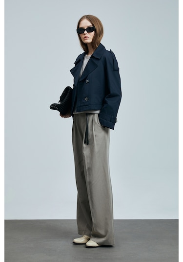 Lufian Carla Kadın Dış Giyim Lacivert Lacivert 121120009100200 Lacivert