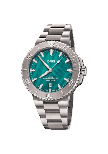 Oris Aquis New York Harbor Limitli Üretim Iı 43,5 Mm Otomatik Saa Yeşil