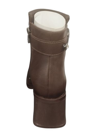 Ventes 9061512z Yandan Fermuarlı 6 Cm Kalın Topuk Günlük Kadın Bot Kahve