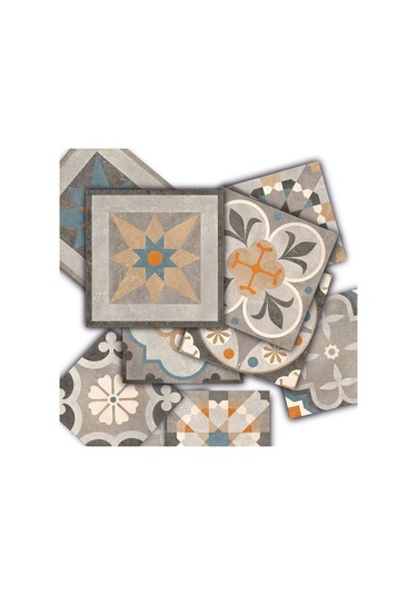 Tink Kendinden Yapışkanlı Kayısı Desenli Pvc Karo Kaplama 10x10 Cm 20'li Paket