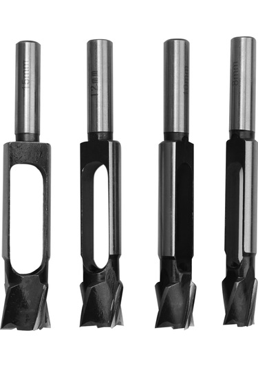 4 Adet Tenon Dübel Tapa Kesici Sıkı Tapa 8mm 10mm 12mm 15mm Mantar Matkap