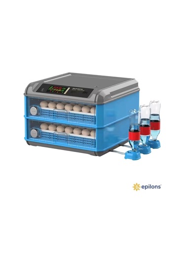 Tam Otomatik 128 Yumurta Kapasiteli Kuluçka Makinesi - Civciv Kaz Hindi Ördek Yetiştiriciliği Wifi Kamera Hediyeli