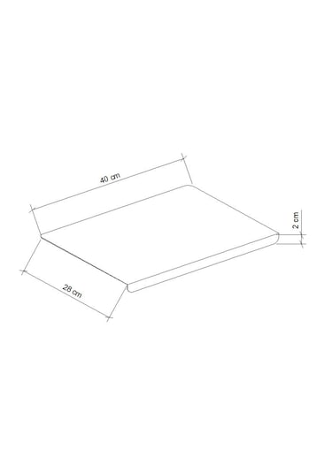 Kesme Tahtası 30cm X 40cm Paslanmaz Çelik