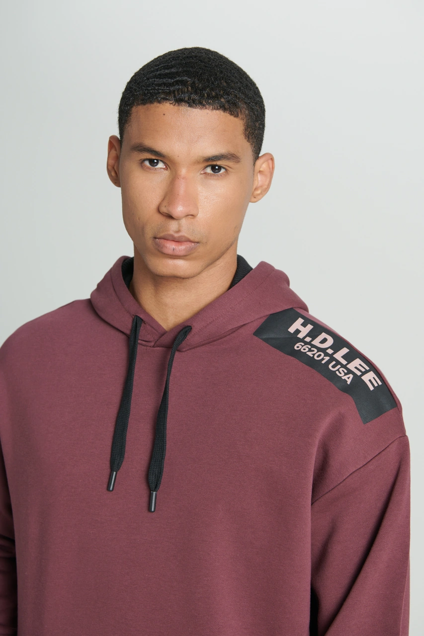 Lee Erkek Sweat L232275 838 Bordo Bordo