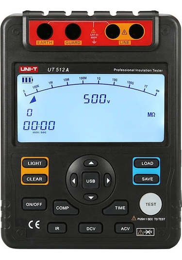 Unit Ut-512a Seri Yalıtım Direnci Test Cihazı