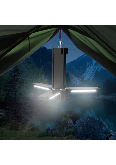 Ranyeek Led Çok Fonksiyonlu El Feneri, Cob Yanal Işık, 5 Aydınlatma Modu, 3000mah Powerbank, Siyah, Kamp/hiking İçin Dayanıklı Abs Siyah