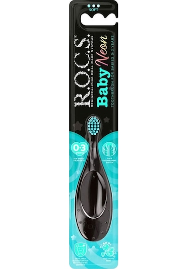 Rocs Neon 0-3 Yaş Yumuşak Bebek Diş Fırçası