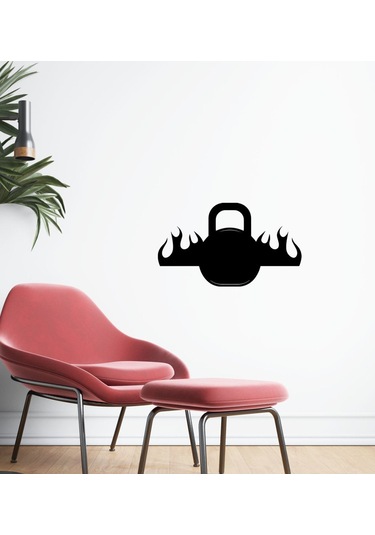 Bk Home Gym Tasarımlı Duvar Sticker-36