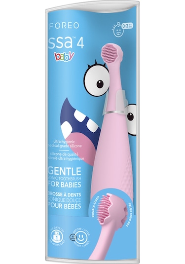 Issa 4 Baby - Bebekler İçin Sonic Diş Fırçası, Pearl Pink