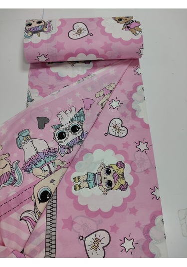 Ranforce Metrelik, Nevresimlik Kumaş - 100x240 Lol Bebek