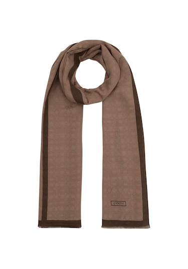 İpekevi Monogram Şal - 4356 Puslu Leylak