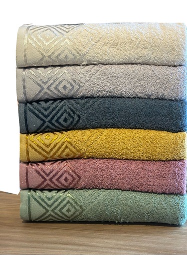 Goldroom 6 Lı 30 50 Pamuklu Mutfak Havlusu Seti 6 Renk