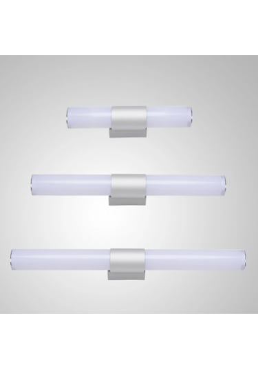Xindoker Moderen Banyo Led Ayna Lambası - 40cm 16w Su Geçirmez Beyaz Işık, Aluminyum, Kolay Kurulum, Ev/bar Dekorasyonu Beyaz