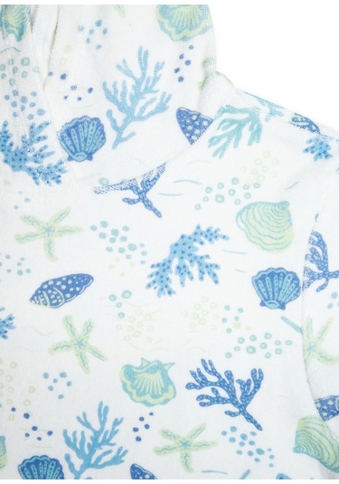 Organik Havlu Kumaş Kapüşonlu Kolsuz Kız Çocuk Tshirt 001