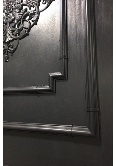 Kahve Eskitme 3 Cm'lik Çıta Uyumlu L Köşe