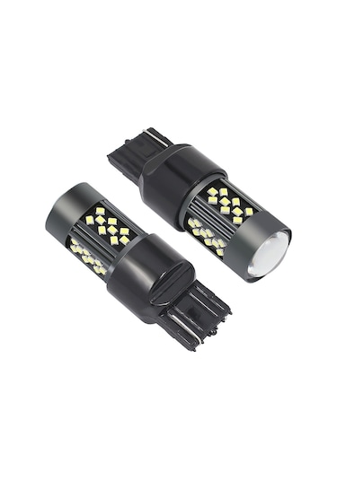 Sones 1 Çift 7440 12v 7w Strobe Araba Led Sis Farı Mavi Işık