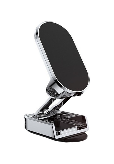 Joyhub Araç Cep Telefonu Tutucusu Yeni Araç Navigasyonu Çok Fonksiyonlu Katlanır Manyetik Gümüş Yok Havalandırma