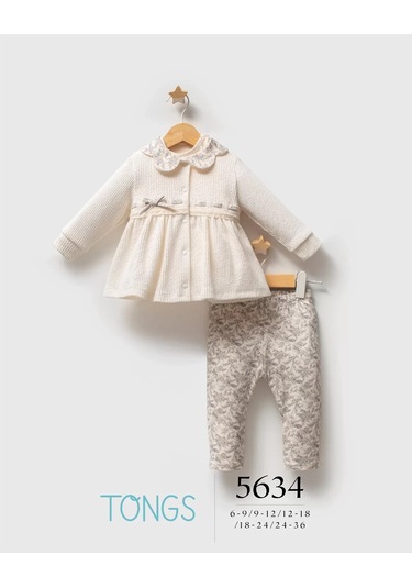 Tongs Baby Little Honey 3'lü Takım 5634 Ekru Çok Renkli