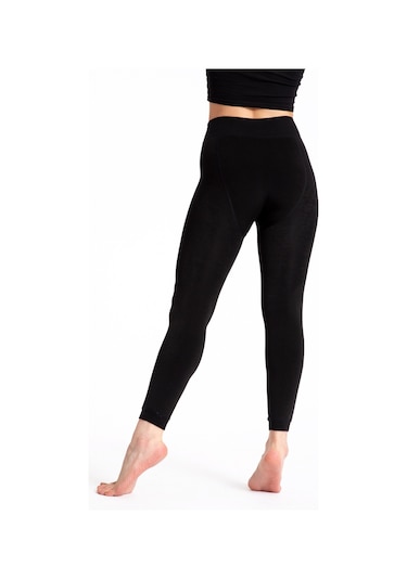 Kadın Termal Tayt İçi Peluşlu Tayt Tampap Siyah